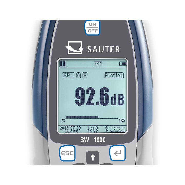 Sonomètre professionnel SAUTER SW 1000