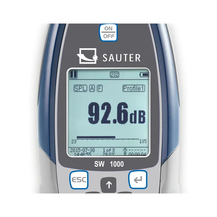 Sonomètre professionnel SAUTER SW 1000