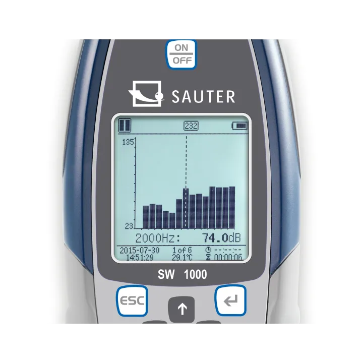 Sonomètre professionnel SAUTER SW 1000