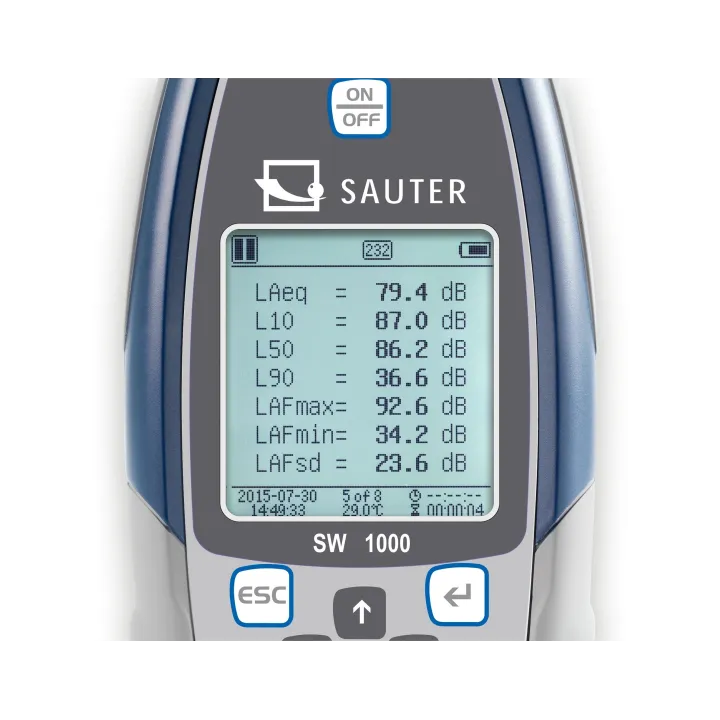 Sonomètre professionnel SAUTER SW 1000