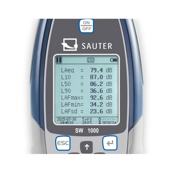 Sonomètre professionnel SAUTER SW 2000