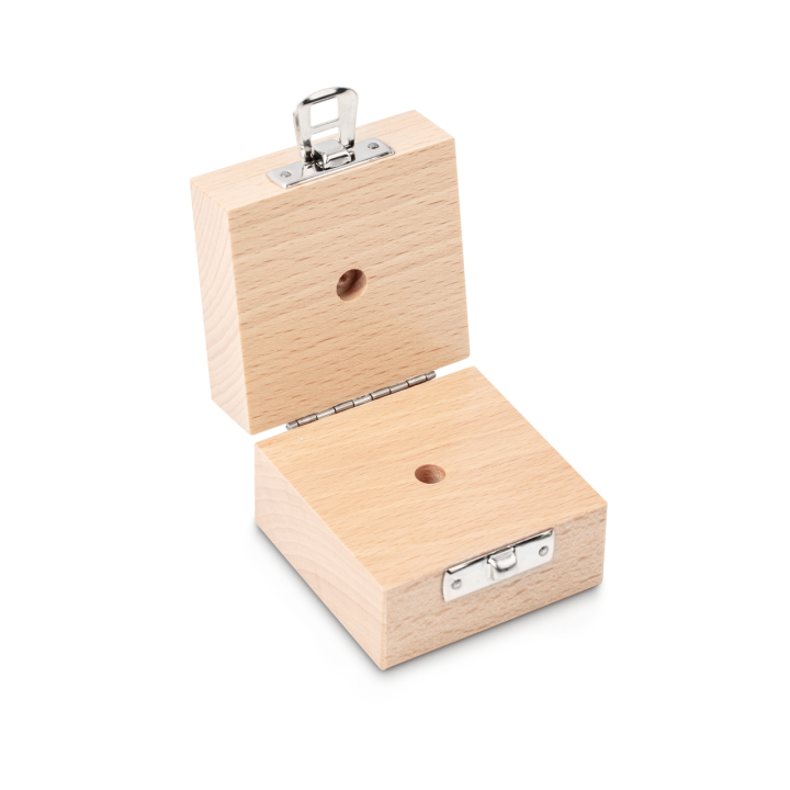 Etui en bois pour les poids individuels 2 g