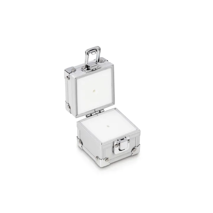 Etui protégé en aluminium pour les poids individuels 2 g