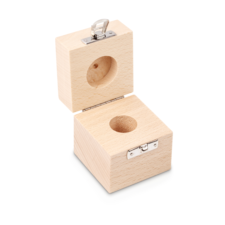 Etui en bois pour les poids individuels 100 g