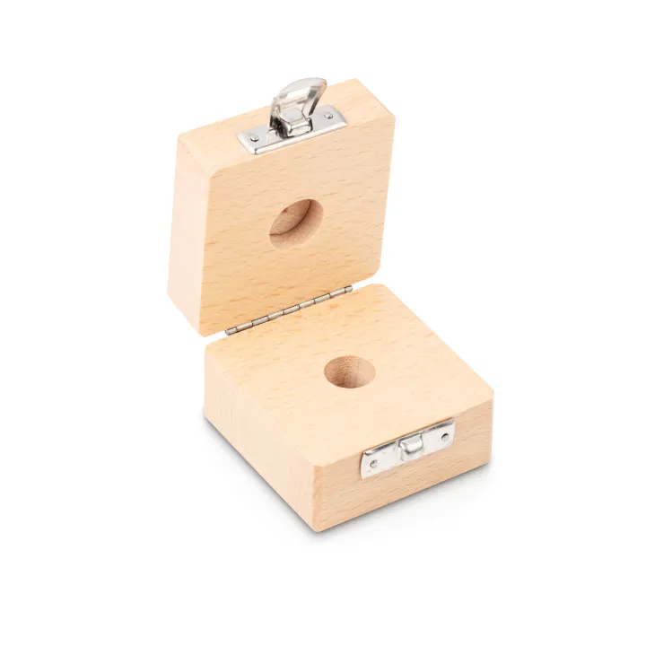 Etui en bois pour les poids individuels 50g