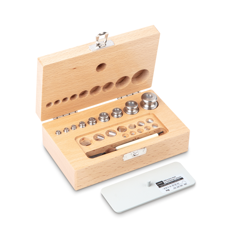 Jeu de poids 1 mg - 100 g KERN OIML classe M1