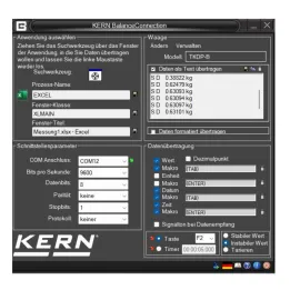 KERN SCD-4.0-DL logiciel BalanceConnection