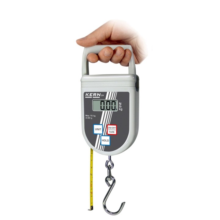 Balance suspendue KERN CH 15K20 avec mètre ruban intégré