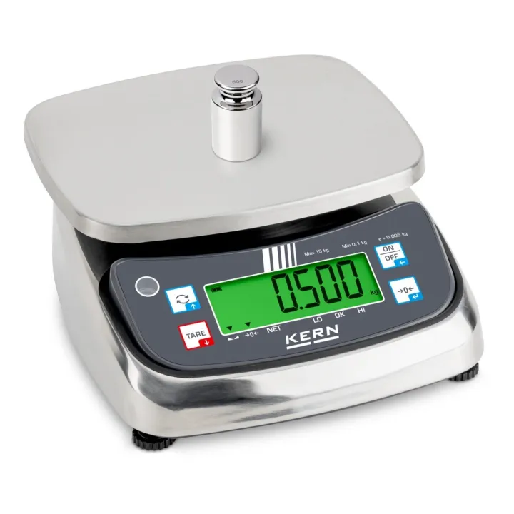 Balance de table en inox KERN FPS 15K-3