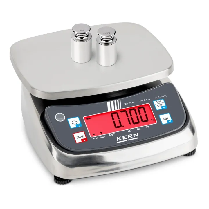 Balance de table en inox homologuée KERN FPS 3K-3M