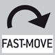 Fast-Move: toute la longueur de translation peut être mesurée par un seul mouvement de levier.