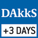Étalonnage DAkkS possible. La durée de la mise à disposition de l'étalonnage DAkkS est indiquée par le pictogramme.